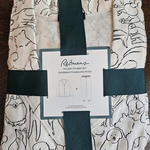 Reitmans Black and White Pajama Set for Relaxed Comfort